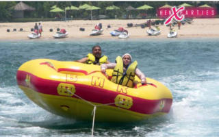 Double donut beach