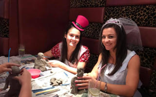 Life sculpture, hen party idea